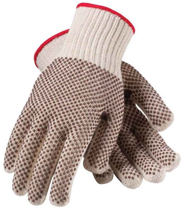 Cloth and String Knit Gloves