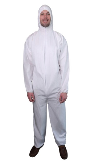 Vanguard ArmorGuard Microporous Coveralls with Hood and Elastic Wrists and Ankles
