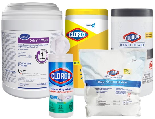 Disinfectant Wipes & Cloths