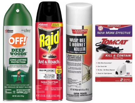 Insecticides & Mouse Traps