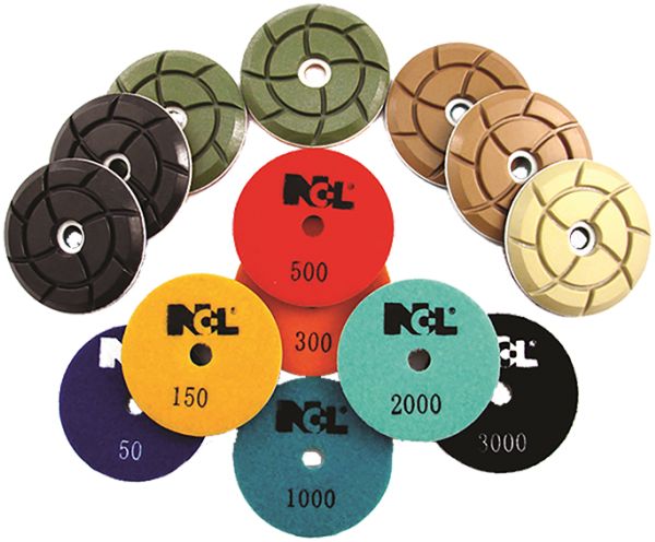 NCL Granite Master 3" Diamond Pads