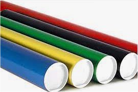 Mailer Tubes Colored