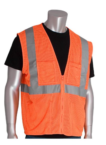 Orange 4 Pocket Vests