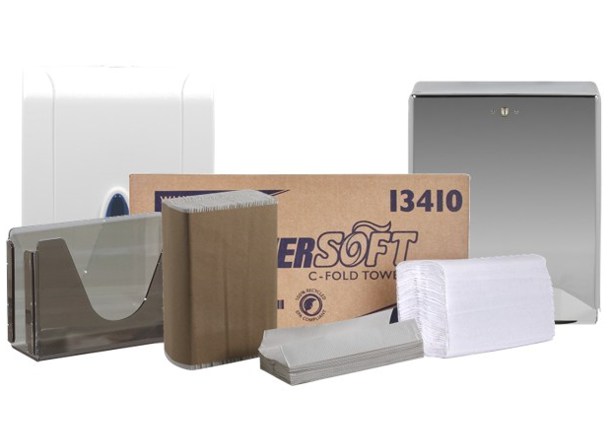 Folded Towels & Dispensers