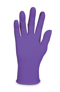 Disposable Kimberly Clark 55081 Purple Nitrile Exam Gloves
