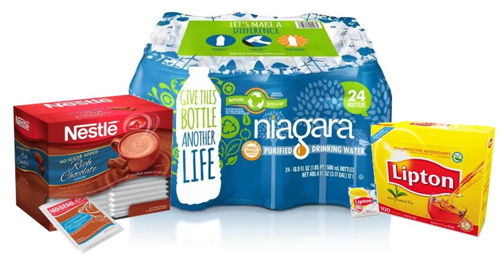 Cocoa, Tea & Water Beverages