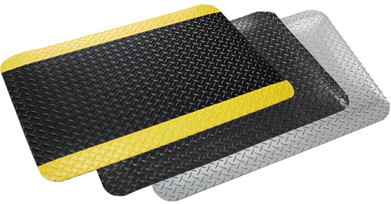 Workers-Delight Deck Plate Dry Area Anti-Fatigue Mat