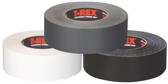 Vinyl Duct Tape, White, 50yd L x 2in W