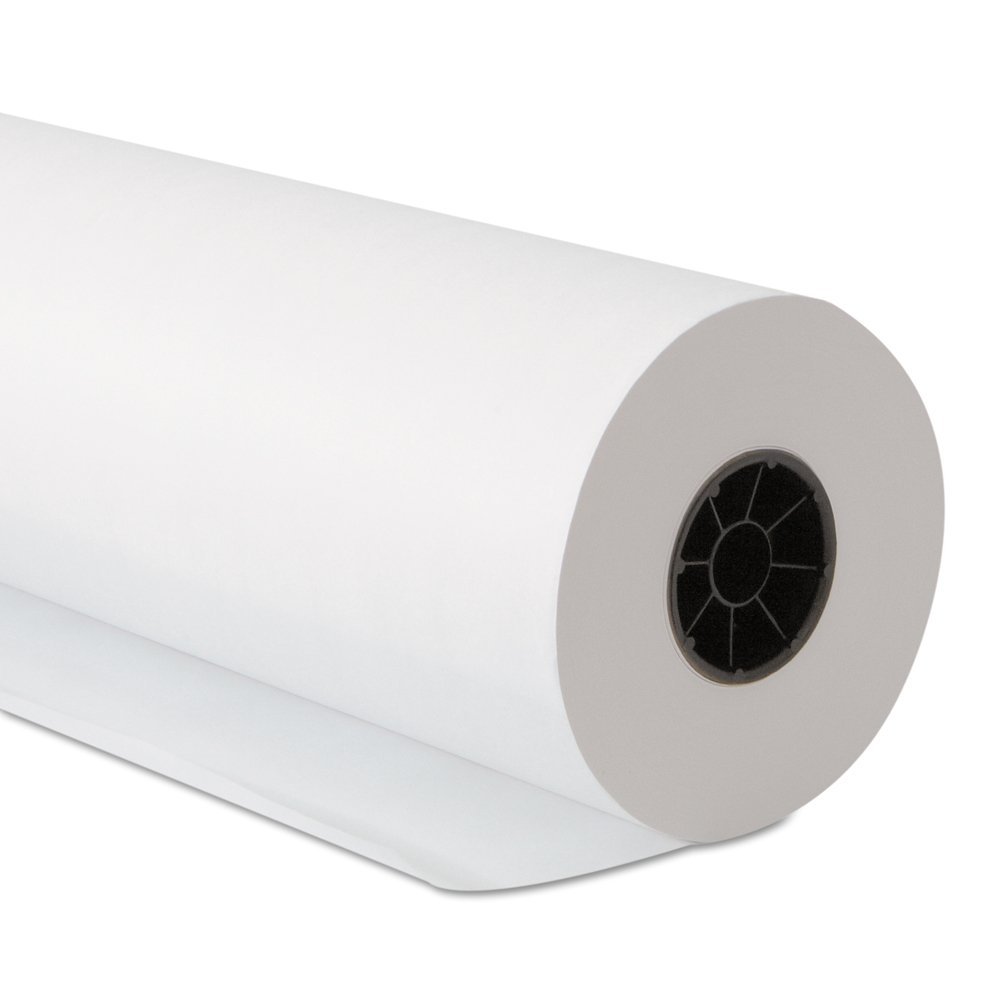 36 x 1000' White Butcher Paper Roll for Wrapping Meat and Fish