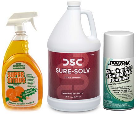 Carpet Gum & Adhesive Removers