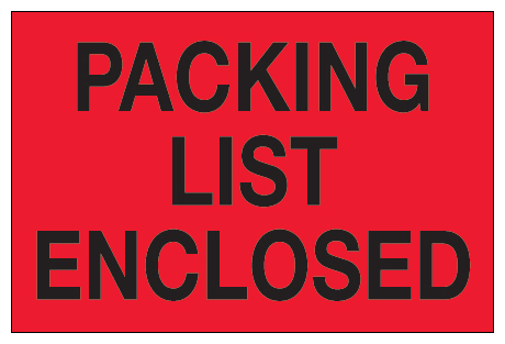 Enclosed Labels