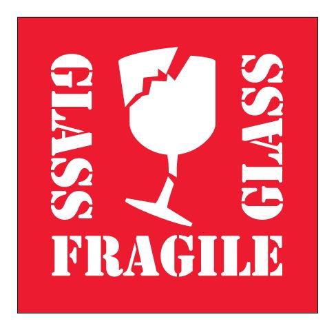 Glass/Liquid Shipping Labels