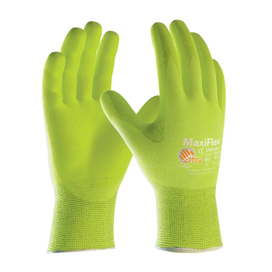 High Visibility Coated Gloves