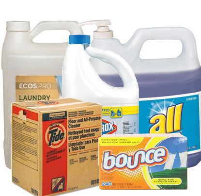 Laundry Detergent, Bleach & Softener
