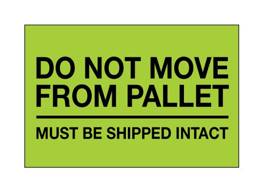 Pallet Protection Labels