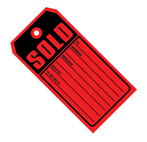 Sold Tags