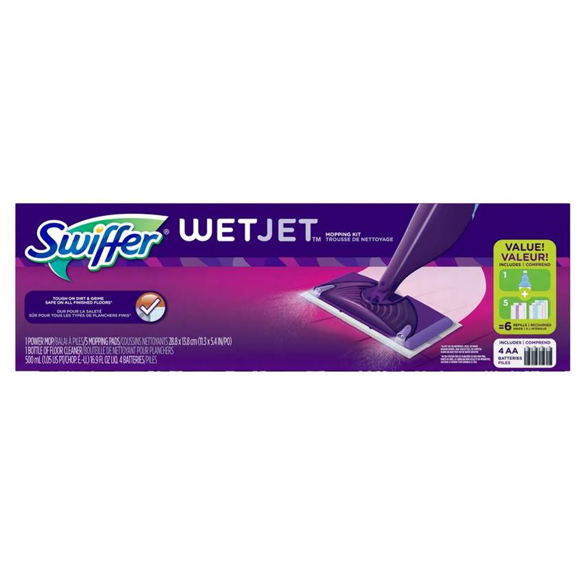 Swiffer WetJet Spray Mop Starter Kit for All Floor