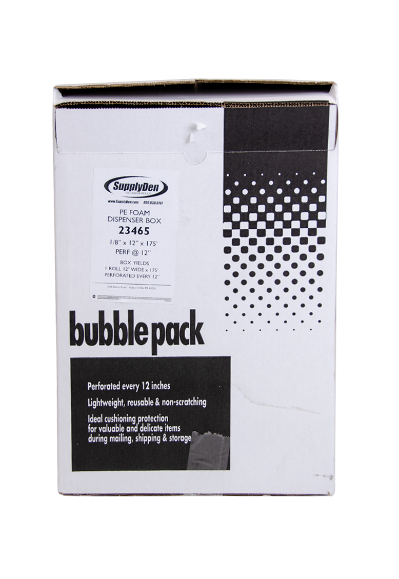 Foam Roll - 1/8 Thick x 12 Wide x 175' Long - Perforations Every 12