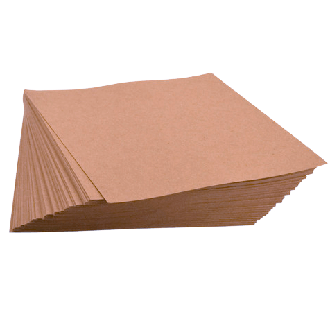 8 1/2 x 11 Heavy-Duty Chipboard Pads, Brown 750 Pads