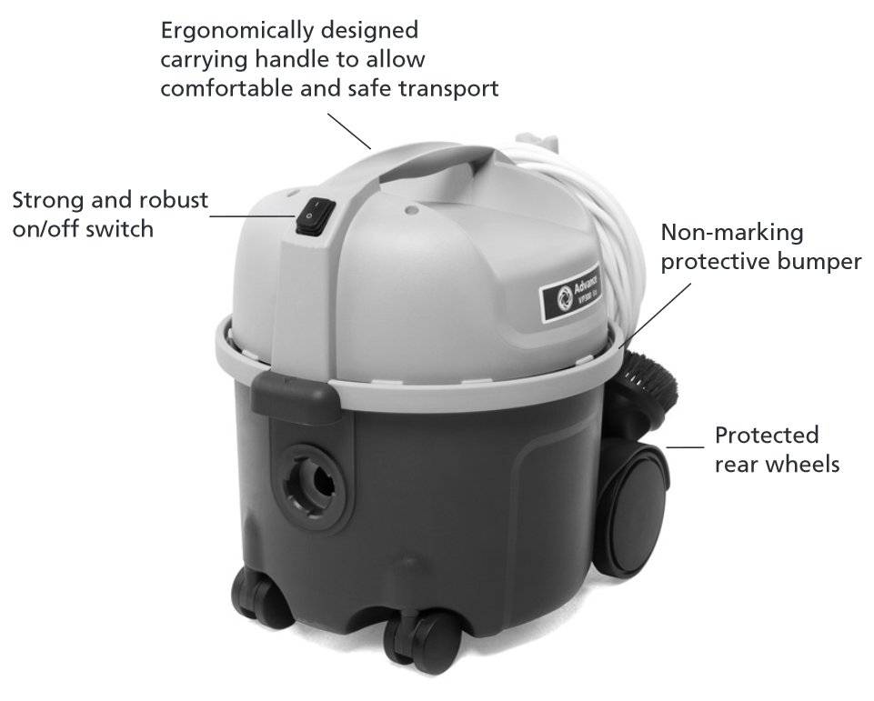 Advance VP300 Bagless Dry Canister Vacuum SupplyDen