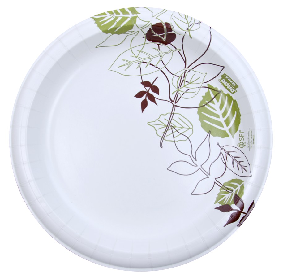 Dixie 7 Medium Weight Coated Paper Plates - 125CT - 44215