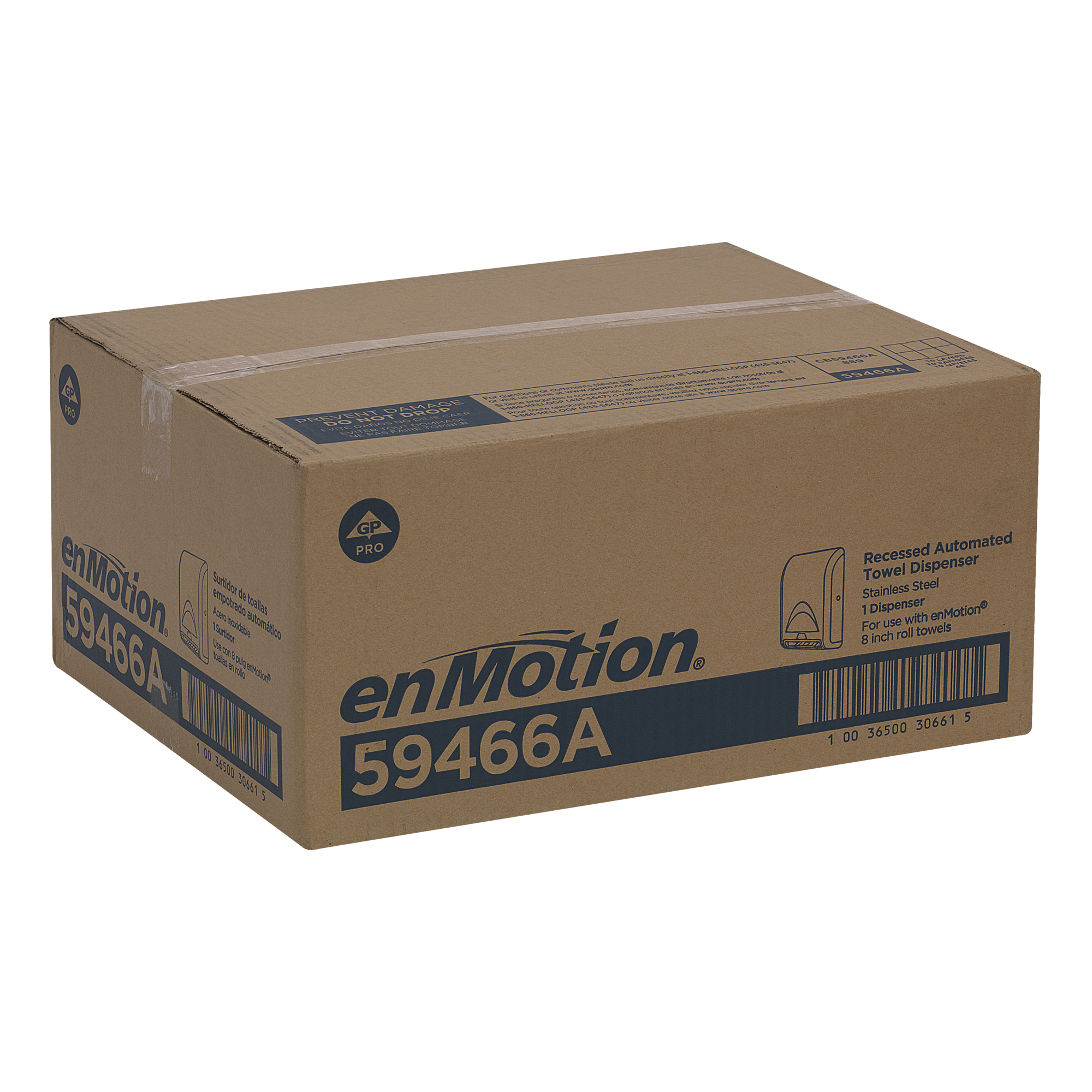 GP Pro 59466A enMotion Recessed Automated Roll Towel Dispenser