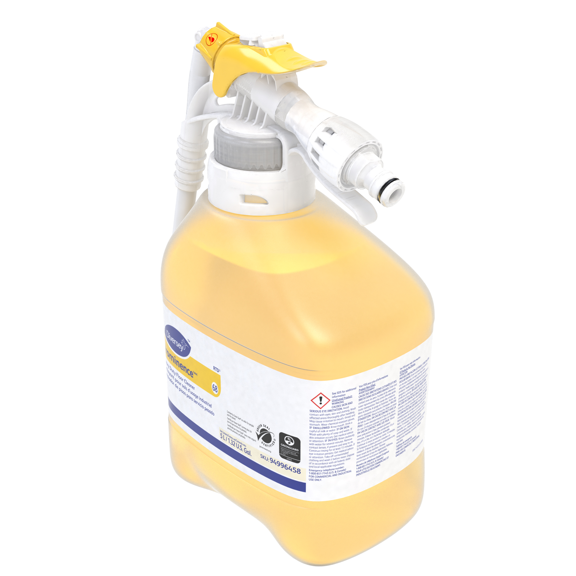 Diversey Prominence Heavy Duty Floor Cleaner 94996458 5 Liter RTD