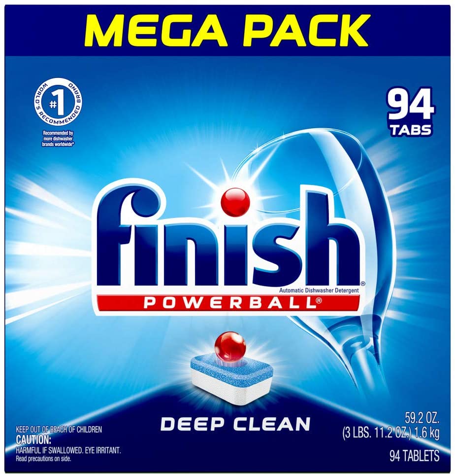 Finish Fresh Scent Powerball Automatic Dishwasher Tabs 97330 - 94 Count