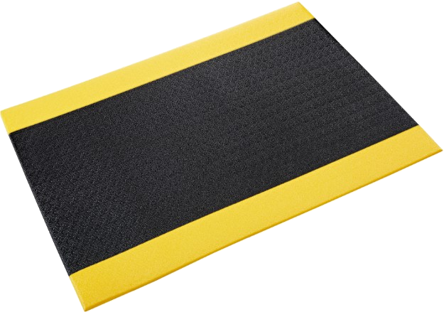 Anti-Fatigue Mat - 3/8" Thick, 3 X 3', Black - View #14
