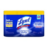 Lysol Lemon and Lime Blossom Disinfecting Wipes 84251 -  3 Canister Pack, 80 Wipes per Canister