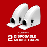 Tomcat Kill & Contain Covered Mouse Trap - 2 per Pack