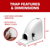 Tomcat Kill & Contain Covered Mouse Trap - 2 per Pack