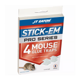 JT Eaton 7567324 Stick-Em Pro Series Small Glue Trap For Rodents - 4 Count