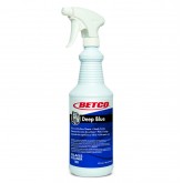 Betco 10812 Deep Blue RTU Ready to Use Glass and Surface Cleaner - 32 Ounce Quart, 12 per Case