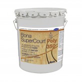 Bona SuperCourt Poly 350 Oil Modified Wood Floor Finish 101101771 - 5 gallon