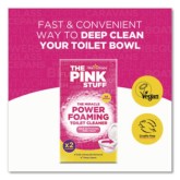 The Pink Stuff Miracle Power Foaming Toilet Cleaner, Fruity Scent, 3.5 oz Packet, 2 Packets/Box