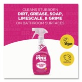 The Pink Stuff Miracle Bathroom Foam Cleaner, Fruity Scent, 25.4 oz Trigger Spray Bottle