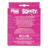 The Pink Stuff Sqeezy Dual-Sided Sponge and Scrubber, 4" x 5.3", 3.8" Thick, Pink/Ivory