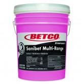 Betco 23705 Symplicity Sanibet Multi-Range Sanitizer Disinfectant Deodorizer - 5 Gallon Pail