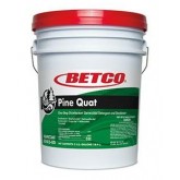Betco 30405 Pine Quat Neutral pH Disinfectant Cleaner - 5 Gallon Pail