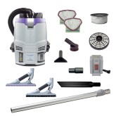 GoFit 3 Cordless 4Ah, 3 qt. Commercial Backpack Vacuum w/ ProBlade Hard Surface & Carpet Floor Tool Kit