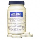 Arrow 148 Sani-Tabs Multipurpose Sanitizing Tablets - 100 Tablet Bottle