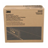 3M 8440 White Light Duty Doodlebug Cleaning Pad  - 4.625" x 10" - 10/case