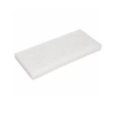 3M 8440 White Light Duty Doodlebug Cleaning Pad  - 4.625" x 10" - 10/case