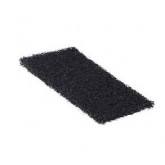 3M 541050 Black Extra Heavy Duty Baseboard Pads - 4.5" x 10", 8 count