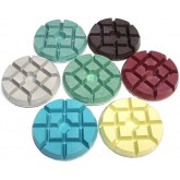 NCL Wet Concrete 3" Diamond Pads - #800 Grit, White