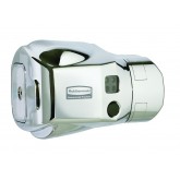 Rubbermaid 401805A TC Auto Flush Clamp - Polished Chrome - Toilet