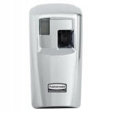 Rubbermaid 1793533 Microburst 3000 LCD Aerosol Dispenser - Chrome