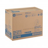 GP Pro 12798 Pacific Blue Basic 2-Ply 9" Jr. Jumbo EPA Compliant Bathroom Tissue - White
