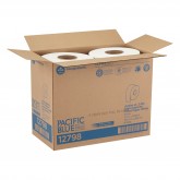 GP Pro 12798 Pacific Blue Basic 2-Ply 9" Jr. Jumbo EPA Compliant Bathroom Tissue - White